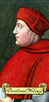 Cardinal Wolsey, taken from a series of cigarette cards, 1935 Cardinal Wolsey, taken from a series of cigarette cards, 1935
