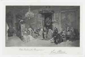 Reception Room Prints: The cardinals reception, 1881. Creator: After Luis Alvarez Catalá