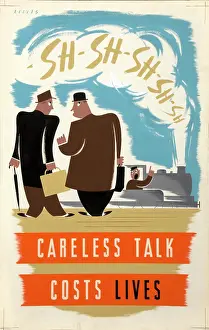 The National Archives Prints: Careless talk costs lives, World War II poster, between 1939 and 1946
