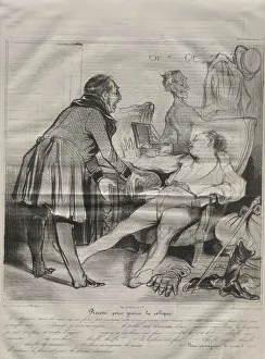 Caricaturana, plate 72: Recipe to Cure Colic, January 14, 1838. Creator: Honore Daumier