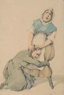 Pleading Gallery: Caricature, 19th century. Creator: Anon