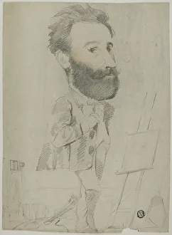 Art Teacher Prints: Caricature of an Art Teacher, n.d. Creator: Unknown