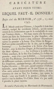 Letterpress Prints: Caricature, Ayant Pour Titre: Lequel Faut-il Donner?