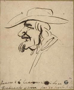 Caricature of Canon Sorri, n.d. Creator: Angelo de Rossi