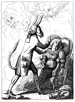 Hypnotising Prints: Caricature of Franz Anton Mesmer, c1785