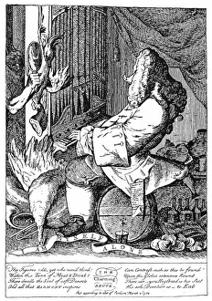 Personality Gallery: Caricature of George Frideric Handel (1685-1759), 1754
