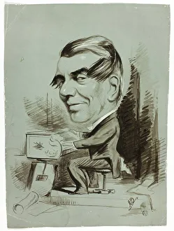 John Doyle Prints: Caricature of Piano Player, n.d. Creator: John Doyle