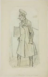 Stick Prints: Caricature of Scholar, n.d. Creator: A. Lingoste
