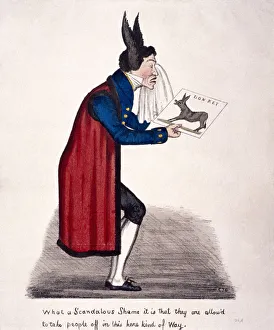 Annoyance Collection: Caricature of Sir John Key, c1830