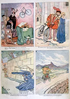 Caricatures from the legend of Faust, 1894