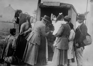 Committee Prints: Caring for Refugees, between 1919 and 1924. Creator: Bain News Service