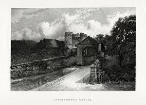 Images Dated 17th February 2006: Carisbrooke Castle, Newport, Isle of Wight, 1896