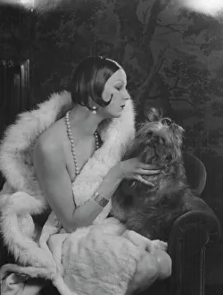 Jazz Age Prints: Carise, Erna, Mme. portrait photograph, 1928 Creator: Arnold Genthe