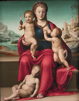 Bugiardini Giuliano Di Piero Di Simone Prints: Caritas (Charity), 1518-1618. Creator: Giuliano Bugiardini