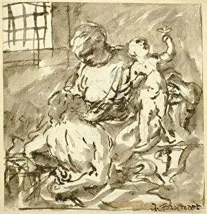 Secret Prints: Caritas Romana, n.d. Creator: Abraham Bloemaert