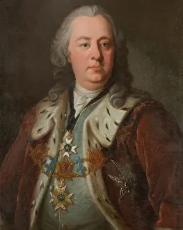 Olof Arenius Prints: Carl Didrik Ehrenpreus, 1692-1760, count, 1754. Creator: Per Fjellström