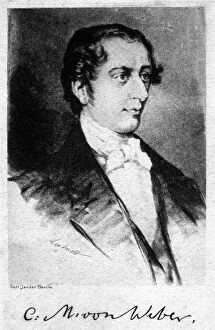 Images Dated 26th October 2007: Carl Maria von Weber (1786-1826), German composer, 20th century
