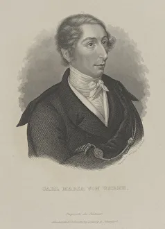 1840 Prints: Carl Maria von Weber (1786-1826), c. 1840. Creator: Mayer, Carl (1798-1868)