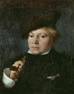 Beret Prints: Carl Skånberg, the Artist, 1878. Creator: Carl Larsson