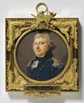 Lieutenant General Prints: Carl von Cardell, 1764-1821, Lieutenant general, 1793. Creator: Giovanni Domenico Bossi