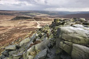 Outcrop Prints: Carl Wark from Higger Tor, Peak District, Derbyshire, 2010