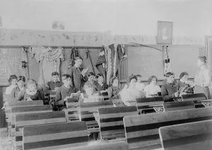 Classroom Prints: Carlisle, between 1901 and 1903. Creator: Frances Benjamin Johnston