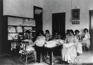 Darning Prints: Carlisle Indian School, Carlisle, Pa