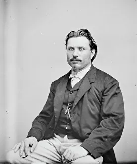 Mustache Gallery: Carlo Orlandine?, between 1855 and 1865. Creator: Unknown