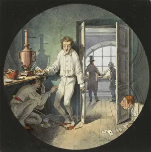 Brush Prints: Carlo Rossi, Alexander Rezanov and Lakhtin hiding from Konstantin Thon