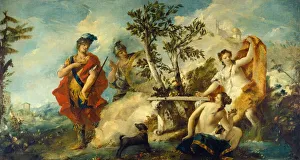 Enchanted Gallery: Carlo and Ubaldo Resisting the Enchantments of Armidas Nymphs, 1750 / 1755
