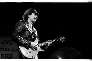 Carlos Santana, Royal Festival Hall, London, 1988. Artist: Brian O Connor