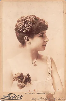 Portraitb W Prints: Carlotta Brianza Artist: Photo studio Benjamin J. Falk