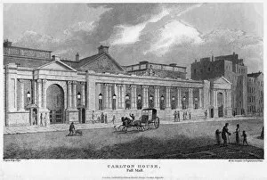 Pall Mall Gallery: Carlton House, Pall Mall, Westminster, London, 1810.Artist: J Pye