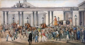 Carlton House, Westminster, London, 1821. Artist: J Sidgwick