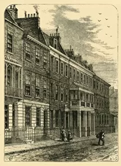 Carlyle Collection: Carlyles House, Great Cheyne Row, c1876. Creator: Unknown