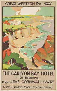 Railroad Prints: The Carlyon Bay Hotel, Par, Cornwall, c1930. Creator: Mace, John Edmund (1889-1952)
