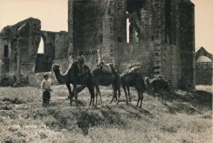 Carmelite Gallery: Carmelite and Armenian churches at Martinengo Bastion, Famagusta, Northern Cyprus, 1936