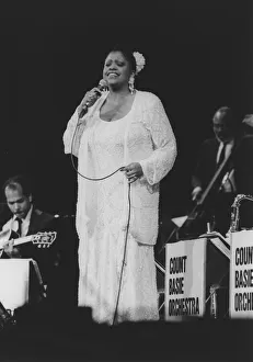 1990 Prints: Carmen Bradford, Count Basie Orchestra, London 1990. Creator: Brian Foskett
