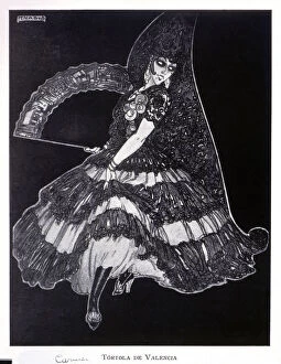 Valencia Gallery: Carmen Tortola Valencia (1882-1955), Andalusian dancer