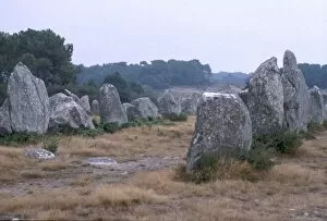 Carnac Stones Collection: Carnac Alignments, Brittany, France, c20th century. Artist: CM Dixon