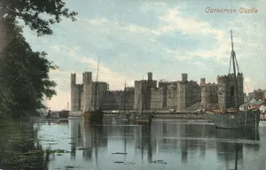Caernarvonshire Gallery: Carnarvon Castle, 1904. Creator: Unknown