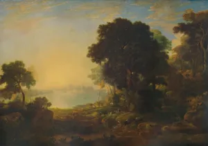 Anthony Vandyke Copley Fielding Gallery: Carnarvon Castle, c1815-1819, (1935). Artist: Anthony Vandyke Copley Fielding