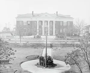 Tuskegee Alabama United States Prints: Carnegie Library, Tuskegee Institute, Ala. c1906. Creator: Unknown