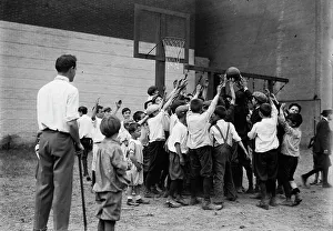 Carnegie playground 5th Ave. N.Y.C. 1911. Creator: Bain News Service