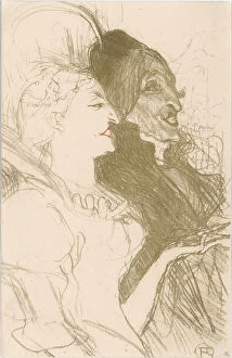 Lipstick Gallery: Carnival, 1894. 1894. Creator: Henri de Toulouse-Lautrec