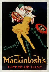 Images Dated 30th September 2021: Carnival! Mackintoshs toffee de luxe, 1930. Creator: D Ylen, Jean (1886-1938)