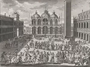 Square Collection: The Carnival of Venice, from: Thesaurus Antiquitatum et Historiarum Italiae, vol