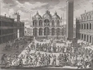 Parade Prints: The Carnival of Venice, from: Thesaurus Antiquitatum et Historiarum Italiae, vol