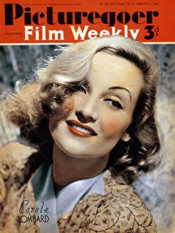 Images Dated 18th January 2008: Carole Lombard (1908-1942), American actress, 1940