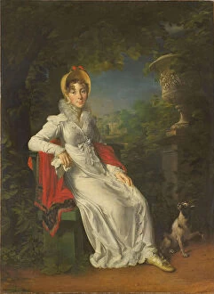Images Dated 20th November 2013: Caroline Bonaparte (1782-1839), Queen of Naples and Sicily, in the Bois de Boulogne, 1820-1830